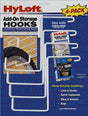 HyLoft 00212 Add-On Hook, 10.4 in H, Steel, White