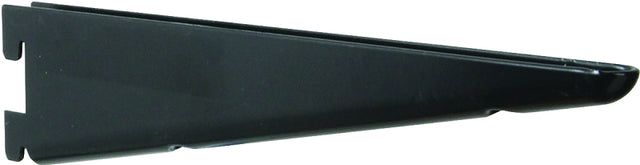Knape & Vogt 182 Series 182 BLK 7 Shelf Bracket, 7.26 in L, Steel, Black