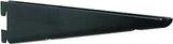 Knape & Vogt 182 Series 182 BLK 9 Shelf Bracket, 9.23 in L, Steel, Black