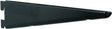 Knape & Vogt 182 Series 182 BLK 9 Shelf Bracket, 9.23 in L, Steel, Black