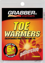 Grabber Warmers TWES Adhesive Toe Warmer, Specifications: 100 deg F Average, 107 deg F Max, 6 hr Continuous Warmth, Pack of 40