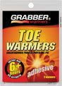 Grabber Warmers TWES Adhesive Toe Warmer, Specifications: 100 deg F Average, 107 deg F Max, 6 hr Continuous Warmth, Pack of 40