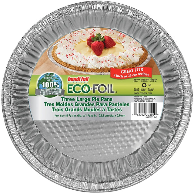 HANDI-FOIL 20305TL.010 Pie Pan, Aluminum Pack of 12