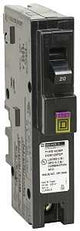 Square D HOM120PDFC Circuit Breaker, Dual Function, Mini, 20 A, 1-Pole, 120 V, Plug
