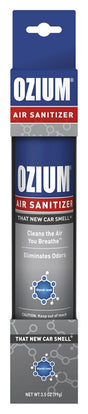 Ozium OZM-22 Air Freshener, 3.5 oz Aerosol Can, New Car, Pack of 4