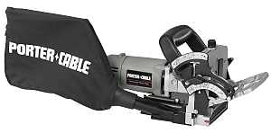 Porter-Cable 557 Plate Joiner Kit, 7 A, 20 in D Cutting, FF, #0, #10, #20, Simplex, Duplex, #6 Max Biscuit, 6 T Blade