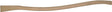 Link Handles 65132 Carpenter's Adze Handle, 36 in L, Wood, Clear Lacquer