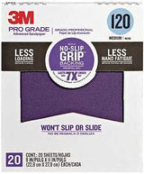 Scotch 26120CP-P-G Sandpaper Sheet, 11 in L, 9 in W, Medium, 120 Grit, Aluminum Oxide Abrasive, Paper Backing