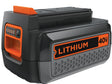 Black+Decker LBX2040 Battery, 2 Ah, Lithium-Ion