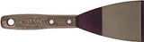 Hyde 12000 Paint Scraper, 3 in W Blade, Bent Chisel, Stiff Blade, HCS Blade, Polypropylene Handle, Contoured Handle
