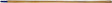 Link Handles 66615 Garden Hoe Handle, 1-1/4 in Dia, 54 in L, Ash Wood, Clear