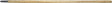 Link Handles 66603 Planter Hoe Handle, 1-7/16 in Dia, 60 in L, Ash Wood, Clear