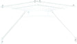 SHELF CORNER KIT 12 IN WHITE, Pack of 4