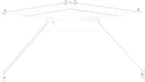 SHELF CORNER KIT 12 IN WHITE, Pack of 4