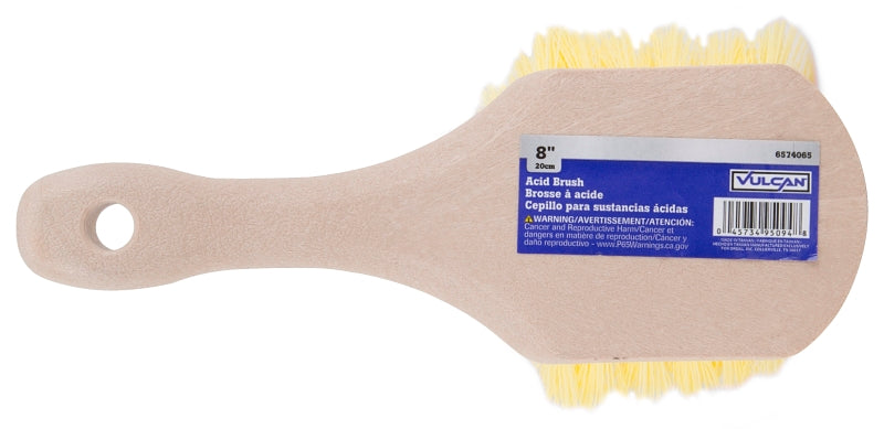 Vulcan C01262 Acid Brush, 1-7/8 in Brush, Polypropylene Handle, 8 in OAL