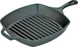 Lodge L8SGP3 Griddle Pan, Cast Iron, Black, Square
