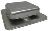 Master Flow R50A Roof Louver with Square Throat, 16-1/2 in L, 15 in W, Aluminum, Mill, Roof Installation, Pack of 10