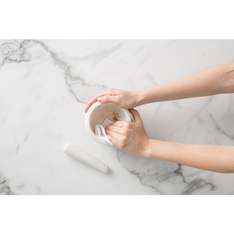 Chef'n White/Gray Silicone Mortar and Pestle