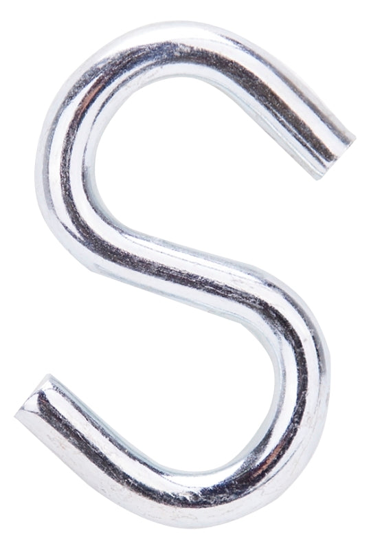 ProSource LR372 S-Hook, 100 lb Working Load, 0.229 in Dia Wire, Steel, Zinc, Pack of 20