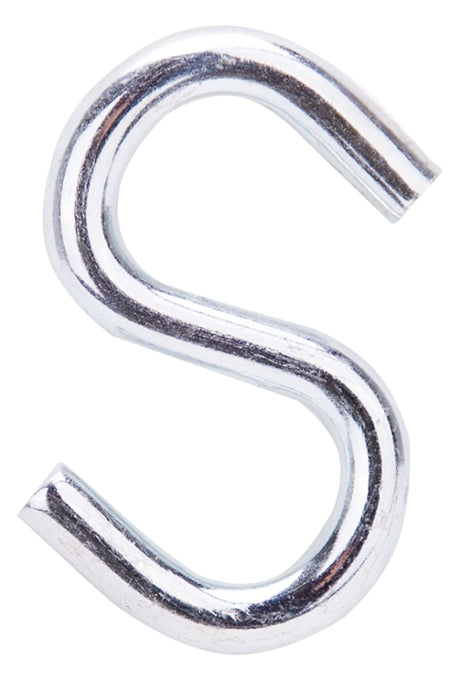ProSource LR372 S-Hook, 100 lb Working Load, 0.229 in Dia Wire, Steel, Zinc, Pack of 20