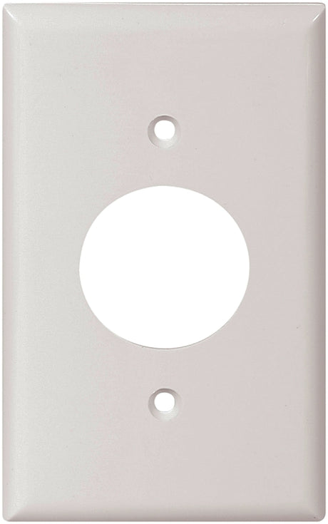 Eaton Wiring Devices 5131W-BOX Single Receptacle Wallplate, 4-1/2 in L, 2-3/4 in W, 1 -Gang, Nylon, White, Pack of 15