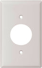 Eaton Wiring Devices 5131W-BOX Single Receptacle Wallplate, 4-1/2 in L, 2-3/4 in W, 1 -Gang, Nylon, White, Pack of 15