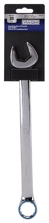 Vulcan MT6549939 Combination Wrench, Metric, 25 mm Head, Chrome Vanadium Steel