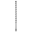 Irwin 3043008 Auger Drill Bit, 11/16 in Dia, 17 in OAL, Twist Flute, 1-Flute, 7/16 in Dia Shank