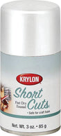Krylon KSCS053 Craft Spray Paint, High-Gloss, White, Can, 3 oz, Pack of 6