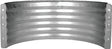 Marshall Stamping AWR24/683 Area Wall, 16 in L, 37 in W, 24 in H, Galvanized Steel