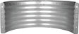Marshall Stamping AWR18/682 Area Wall, 16 in L, 37 in W, 18 in H, Galvanized Steel