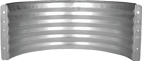 Marshall Stamping AWR18/682 Area Wall, 16 in L, 37 in W, 18 in H, Galvanized Steel