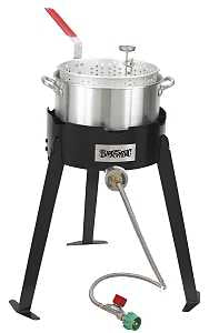 Bayou Classic 2212 Fryer Cooking Kit, 10 qt Capacity, Aluminum