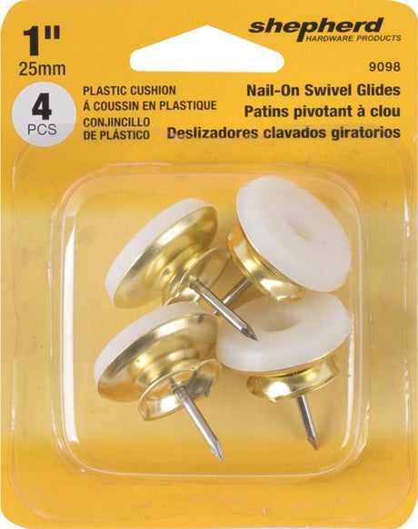 Shepherd Hardware 9098 Furniture Glide, Nylon, Pack of 6