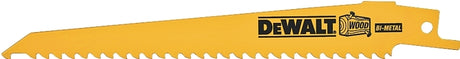 DEWALT DW4848 Reciprocating Saw Blade, 3/4 in W, 9 in L, 5/8 TPI