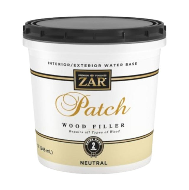 ZAR 30912 Wood Patch, Paste, Amine, Neutral, 1 qt Tub