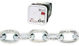 Campbell 0143636 Proof Coil Chain, 3/8 in, 45 ft L, 30 Grade, Steel, Galvanized