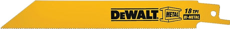 DEWALT DW4811-2 Reciprocating Saw Blade, Applicable Materials: Angle Iron, Fiberglass, Metal, 3/4 in W