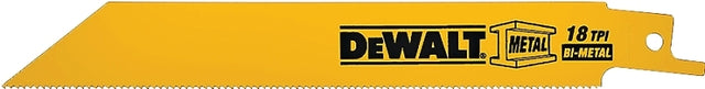 DEWALT DW4811-2 Reciprocating Saw Blade, Applicable Materials: Angle Iron, Fiberglass, Metal, 3/4 in W