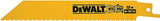 DEWALT DW4806 Reciprocating Saw Blade, Applicable Materials: Nail-Embedded Wood, Non-Ferrous Metal, Plastic, Wood
