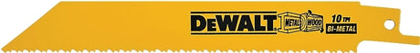 DEWALT DW4806 Reciprocating Saw Blade, Applicable Materials: Nail-Embedded Wood, Non-Ferrous Metal, Plastic, Wood