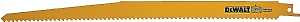 DEWALT DW4802-2 Reciprocating Saw Blade, Bi-Metal, Applicable Materials: Wood, 3/4 in W, 6 in L, 6 TPI