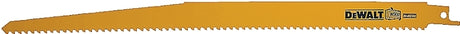 DEWALT DW4802-2 Reciprocating Saw Blade, Bi-Metal, Applicable Materials: Wood, 3/4 in W, 6 in L, 6 TPI
