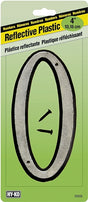 Hy-Ko 30600 Series 30610 House Number, Character: 0, 4 in H Character, Black/White Character, Plastic, Pack of 10
