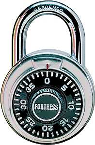 Master Lock 1850D Padlock, 5/16 in Dia Shackle, 3/4 in H Shackle, Steel Shackle, Stainless Steel Body, 1-7/8 in W Body
