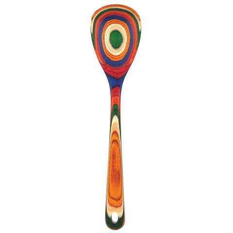 Totally Bamboo Baltique Multicolored Birch Wood Mixing Spoon