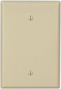 Eaton Cooper Wiring 2729V-BOX Wallplate, 3-1/2 in W, 1 -Gang, Thermoset, Ivory, Screw Mounting, Pack of 10