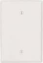 Eaton Cooper Wiring 2729W-BOX Wallplate, 4-1/2 in L, 2-3/4 in W, 0.08 in Thick, 1 -Gang, Thermoset, White, Pack of 10