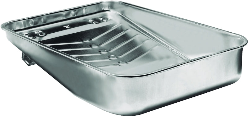 Wooster R405-13 Paint Tray, 19 in L, 13 in W, 3 qt, Steel, Clear