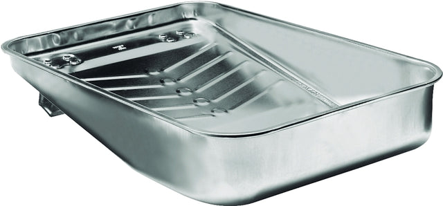 Wooster R405-13 Paint Tray, 19 in L, 13 in W, 3 qt, Steel, Clear